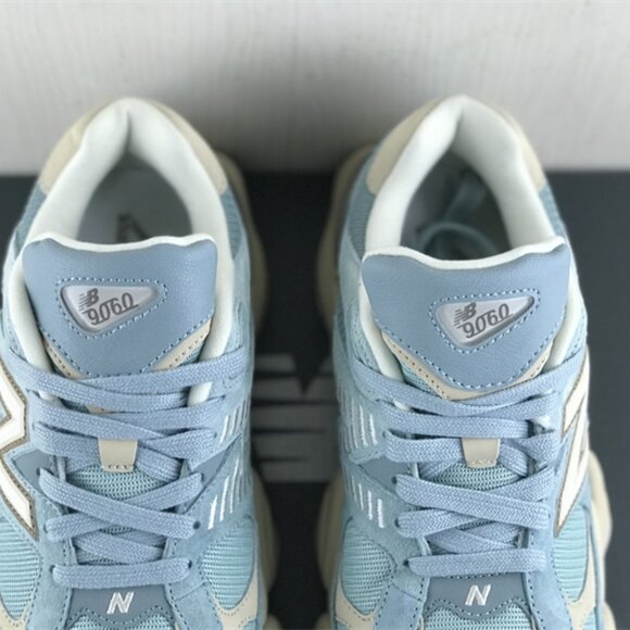 New Balance 9060 Mens Sneakers in Blue Haze and Beige - Picture 6 of 15